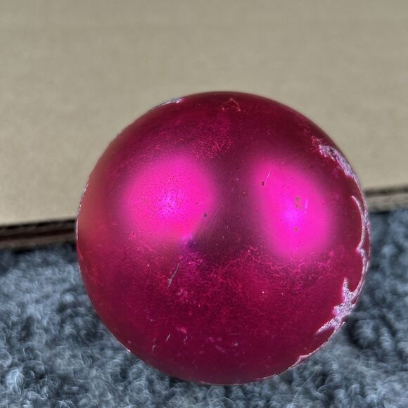 Vintage Shiny Brite Glass Ornament Stenciled Birds 2.5” Christmas - Picture 5 of 6